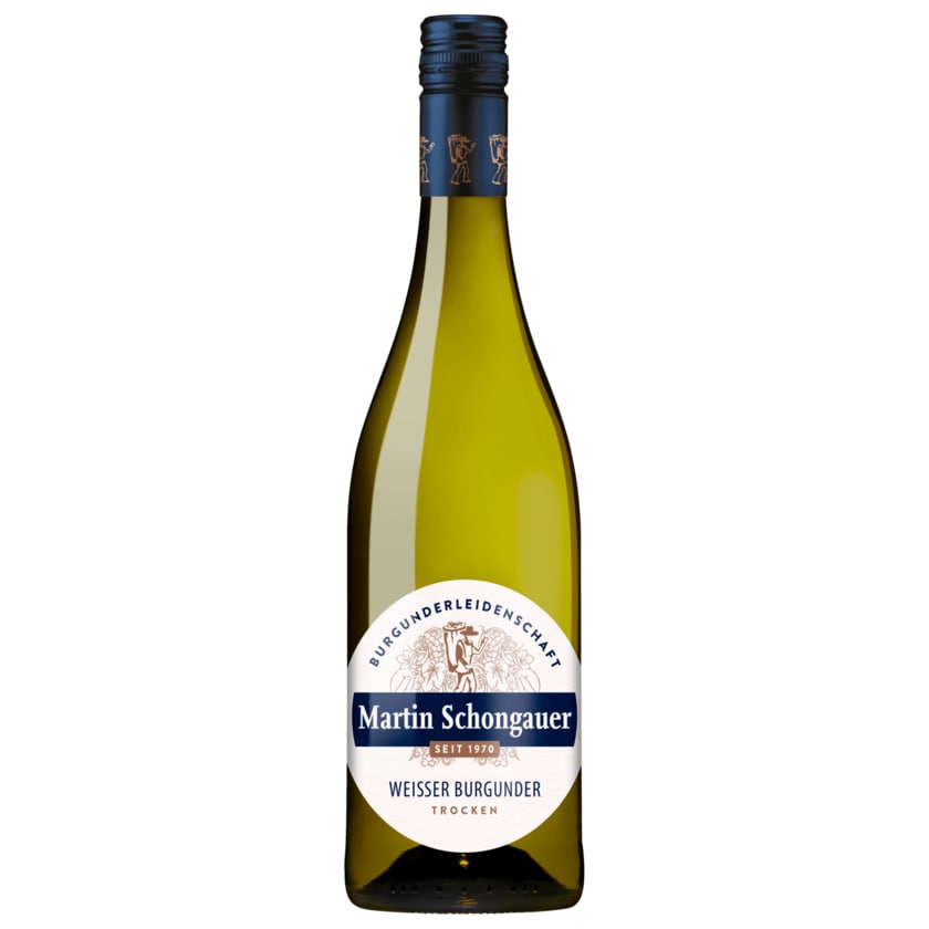 Martin Schongauer Weißwein Weißer Burgunder QbA trocken 0,75l